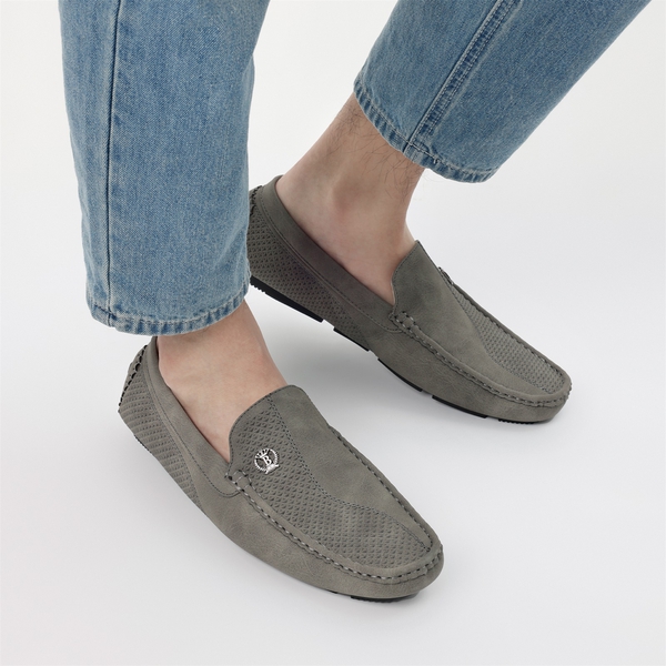 Grey shoes mens fashion discount